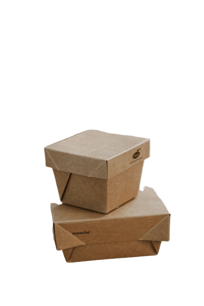 Boîte avec couvercle sans plastique zeapack